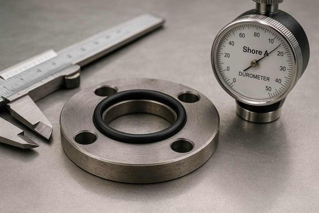 O形環溝槽設計與量測 — O-ring groove design and measurement